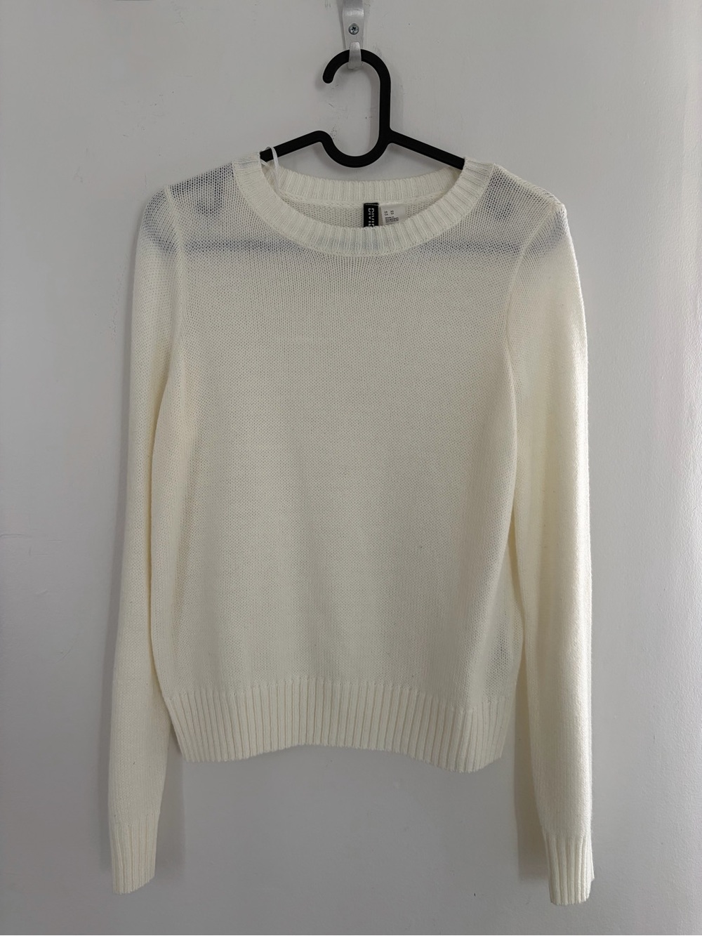 H&M Cream Crewneck Sweater